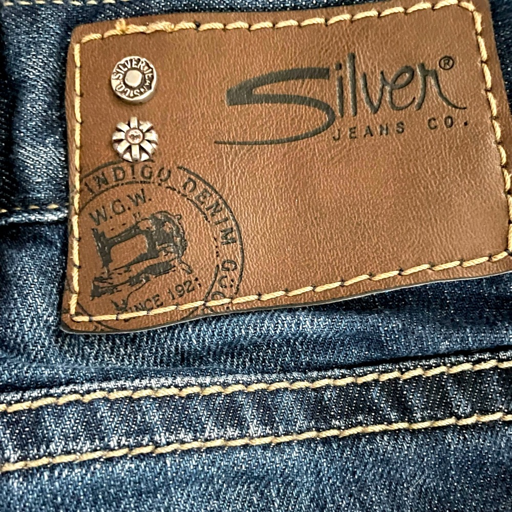 Men's silver brand jeans 36x34
